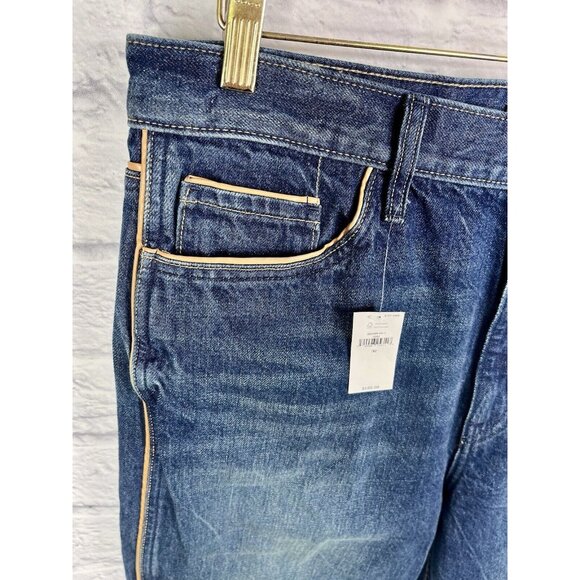 BANANA REPUBLIC Women's The Roper Vintage Straight High-Rise Jeans Size 32 - Picture 3 of 7